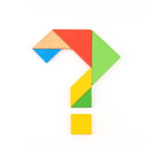 Tangram Puzzle Question Mark Symbol